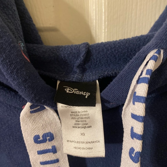 Disney Stitch Blue Sweatshirt Hoodie XLG - Picture 5 of 5
